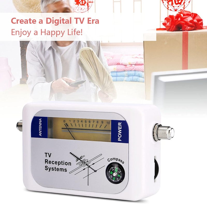 HEITIGN Mini Finder Digital Aerial Terrestrial TV Antenna Strength Meter Detector Receiver Frequency Range 170-860MHz - Image 5